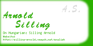 arnold silling business card